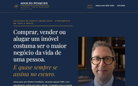 Website-Optimierung für eine Anwaltskanzlei in Florianópolis